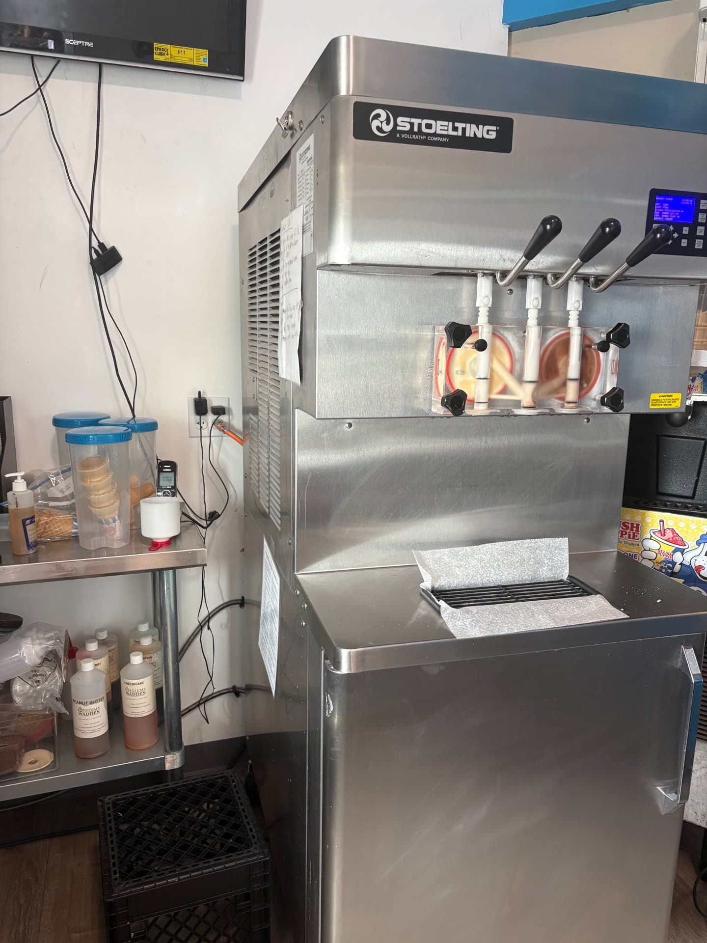 STOELTING + WADDEN 32-FLAVOR SOFT SERVE ICE CREAM SYSTEM