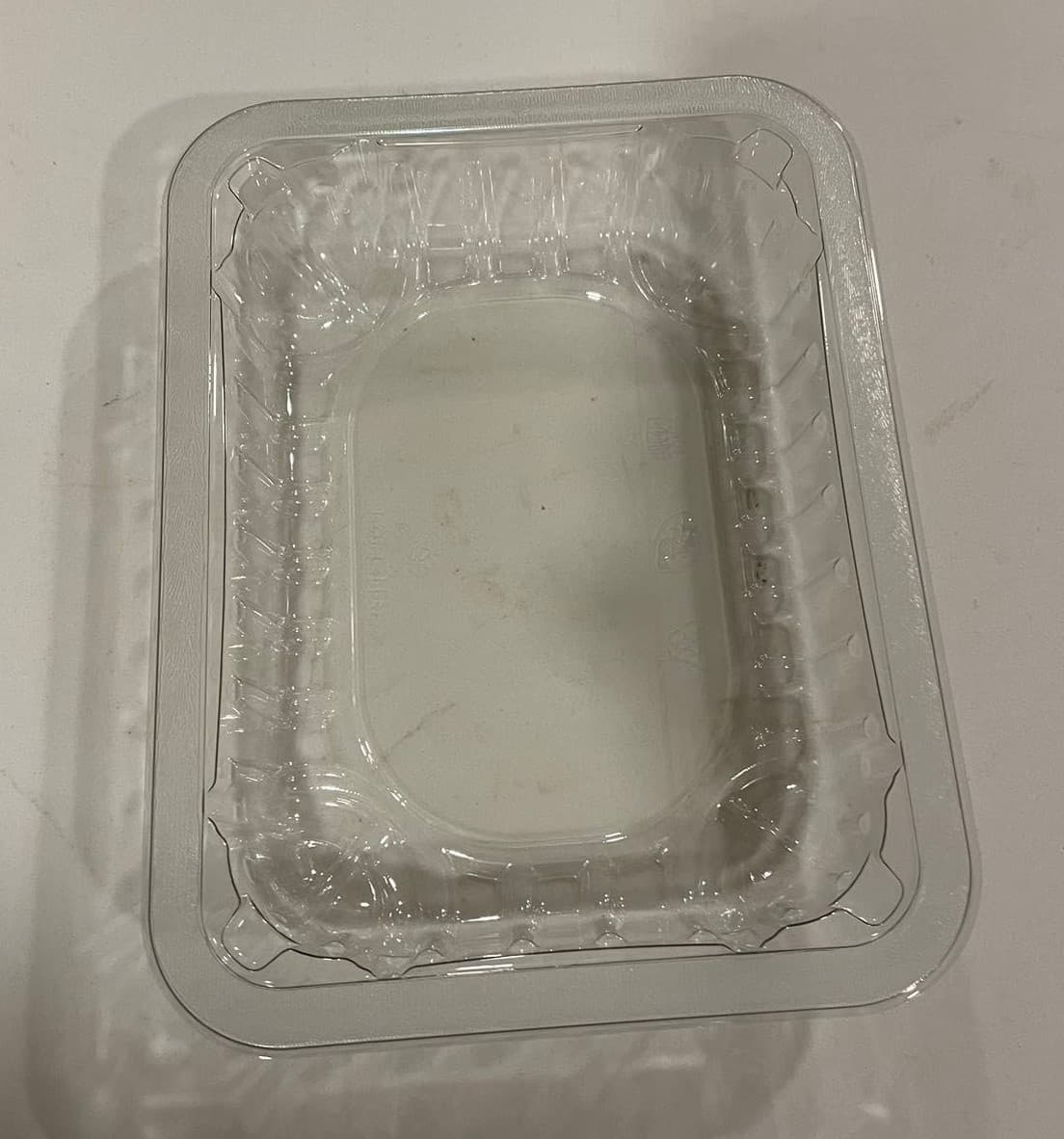 Clear PET 8.75" X 6.75" X 1.5" Meat Tray