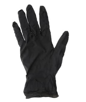 Powder Free Small Black Nitrile Gloves